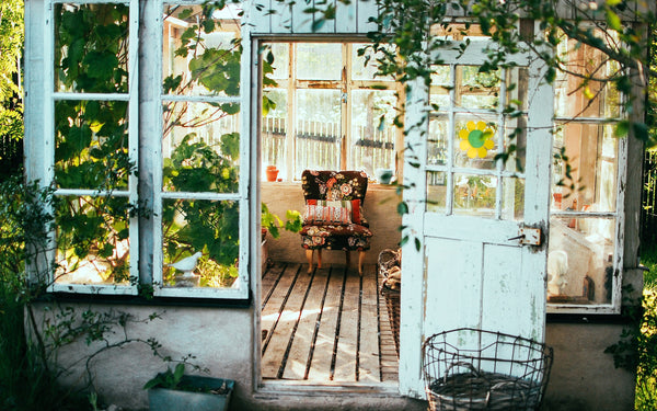 shabby chic garden room