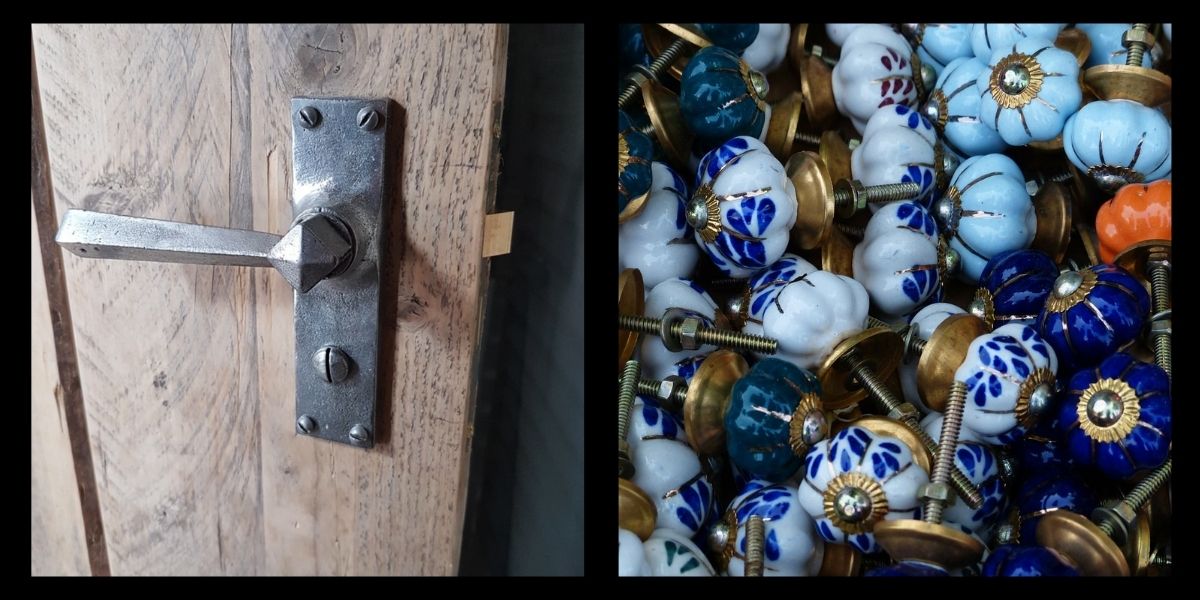 Vintage door knobs and door handles