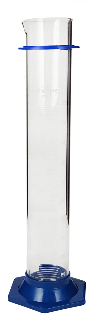 Gsc International Ctp1000 Glass Graduated Cylinder With Plastic Hex Ba Gsc Go Science Crazy 7993