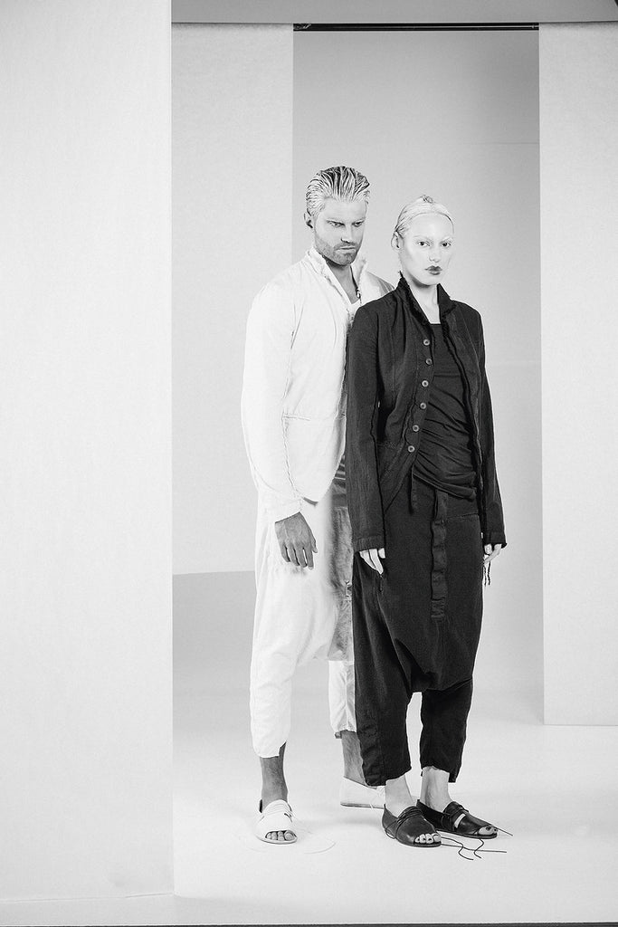 Emerging unisex avant-garde fashion label Pal Offner Spring Summer 2017 collection - Erebus