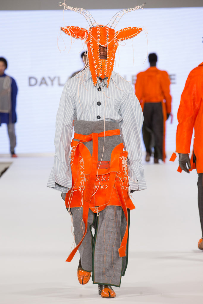 Graduate Fashion Week 2017: University of East London UEL Daylan Mollentze - Erebus