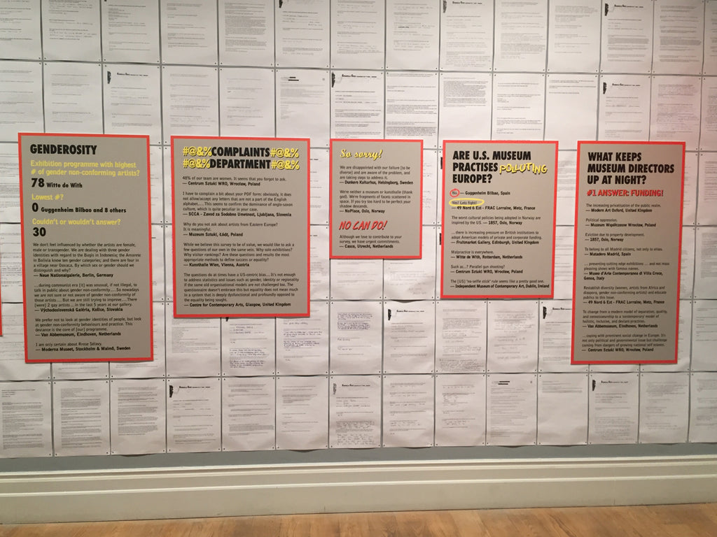 Guerrilla Girls Exhibit at the Whitechapel Gallery - Erebus