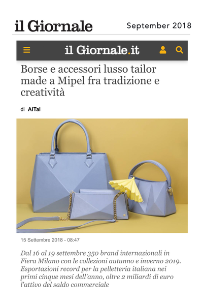 WARP Bags in Milan