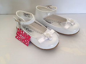 white childrens bridesmaid shoes