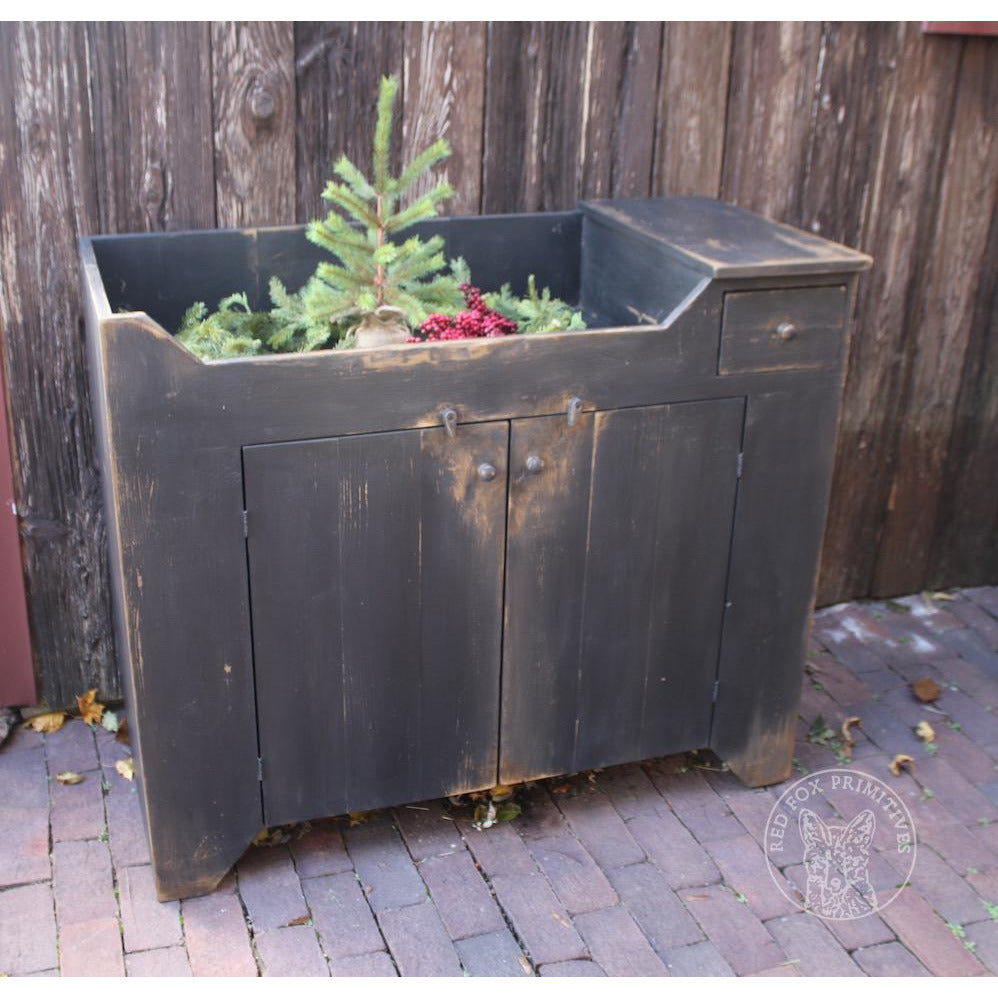 Custom Primitive Dry Sink Vanity Red Fox Primitives