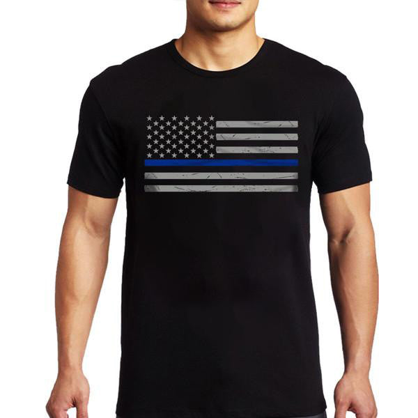 black american flag shirt