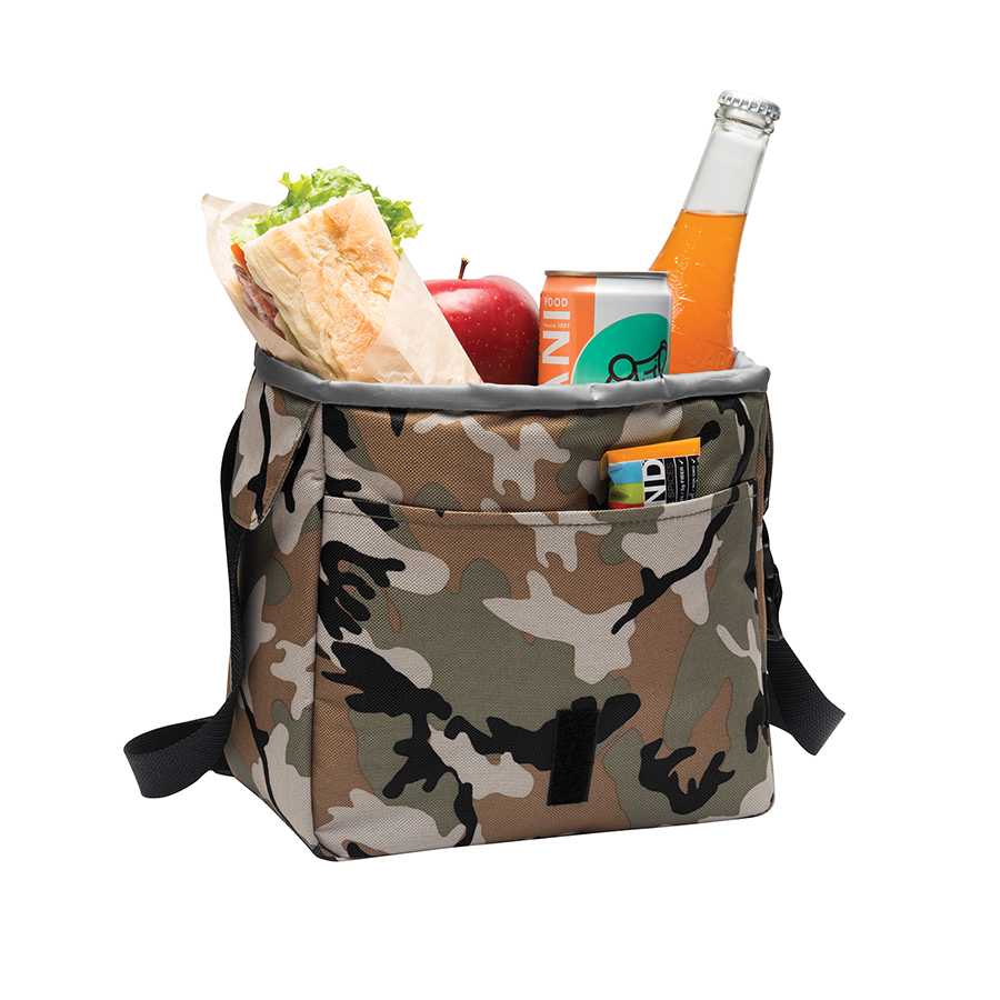 camo lunch cooler