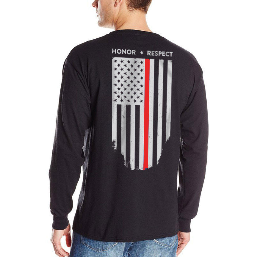 thin red line t shirt