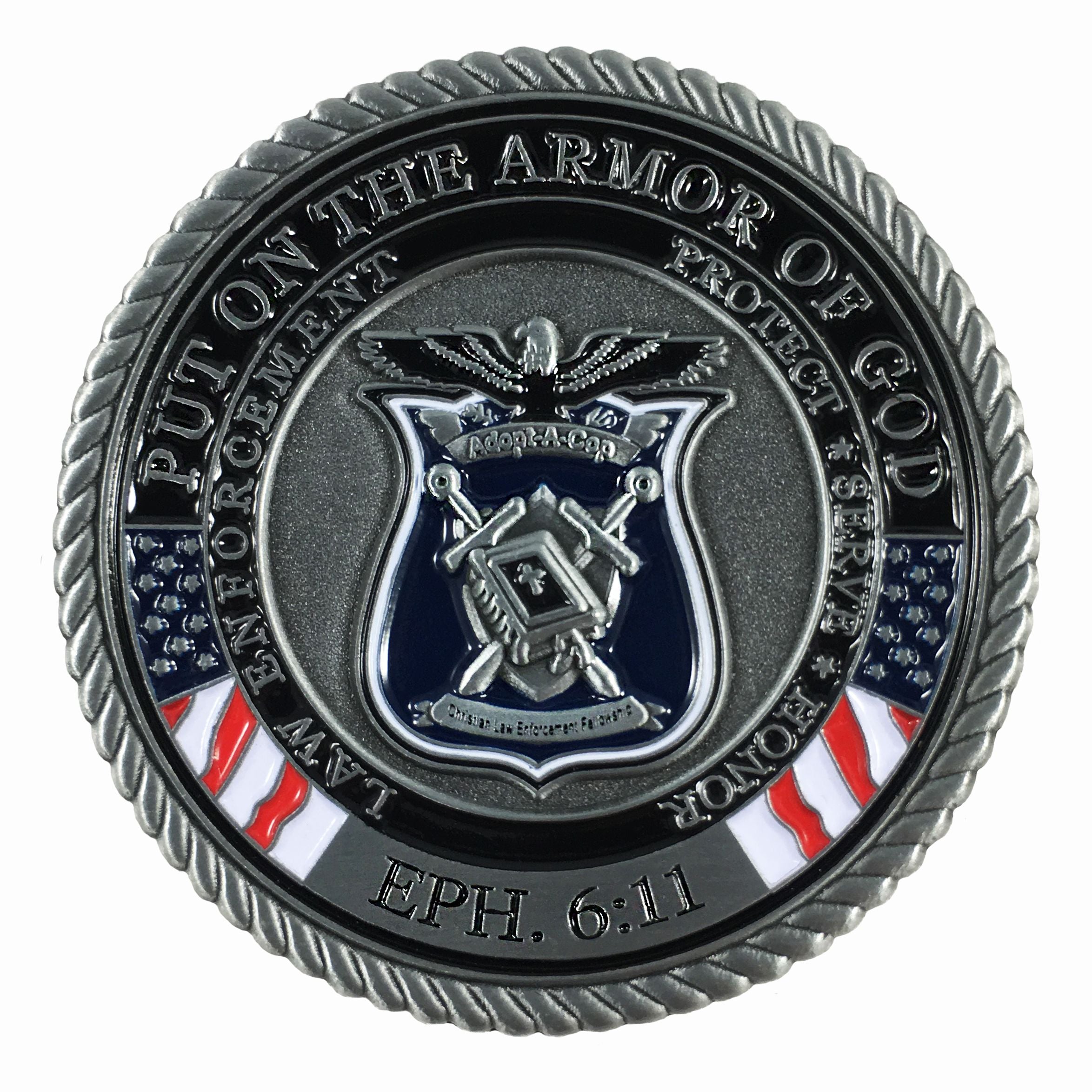 armor of god challenge coin