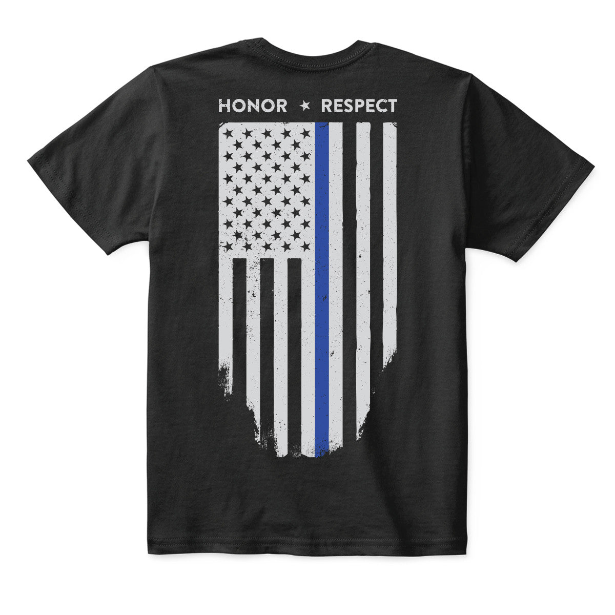 blue line flag t shirt