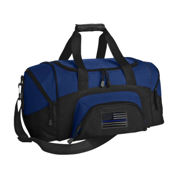 Subdued Thin Blue Line Small Sport Duffel Bag - Thin Blue Line USA