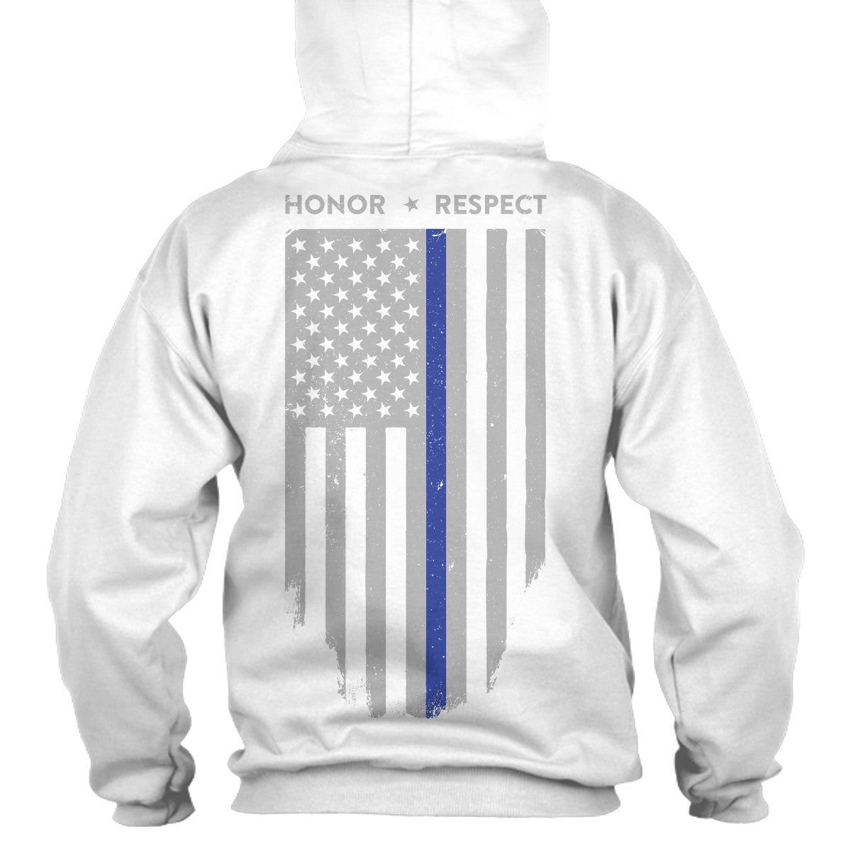 thin blue line hoodie under armour