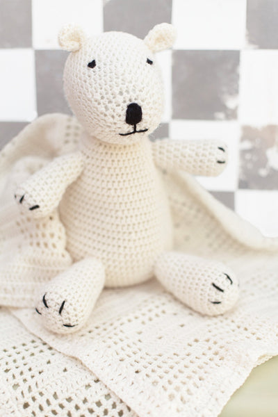 Baby Teddy Bear And Blanket Set Crochet Patterns The ...