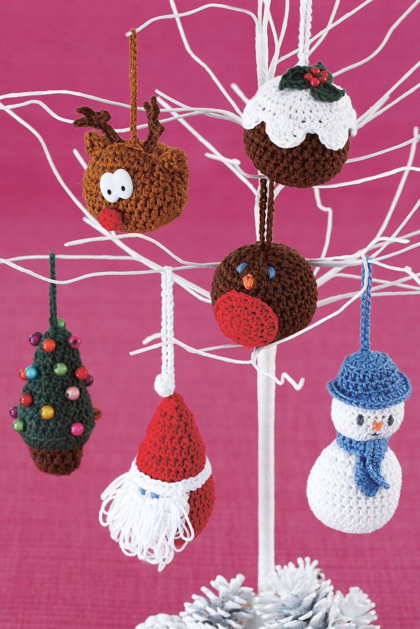 Festive Christmas Tree Decorations Crochet Patterns – The Knitting Network