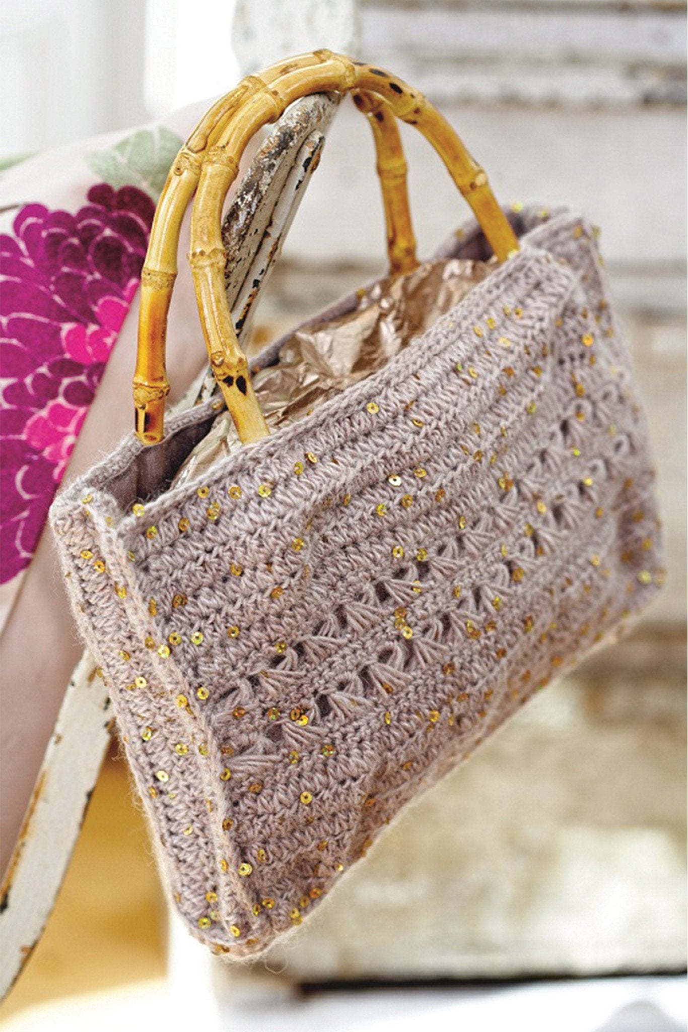 Glitter Bag With Sequins Crochet Pattern – The Knitting Network