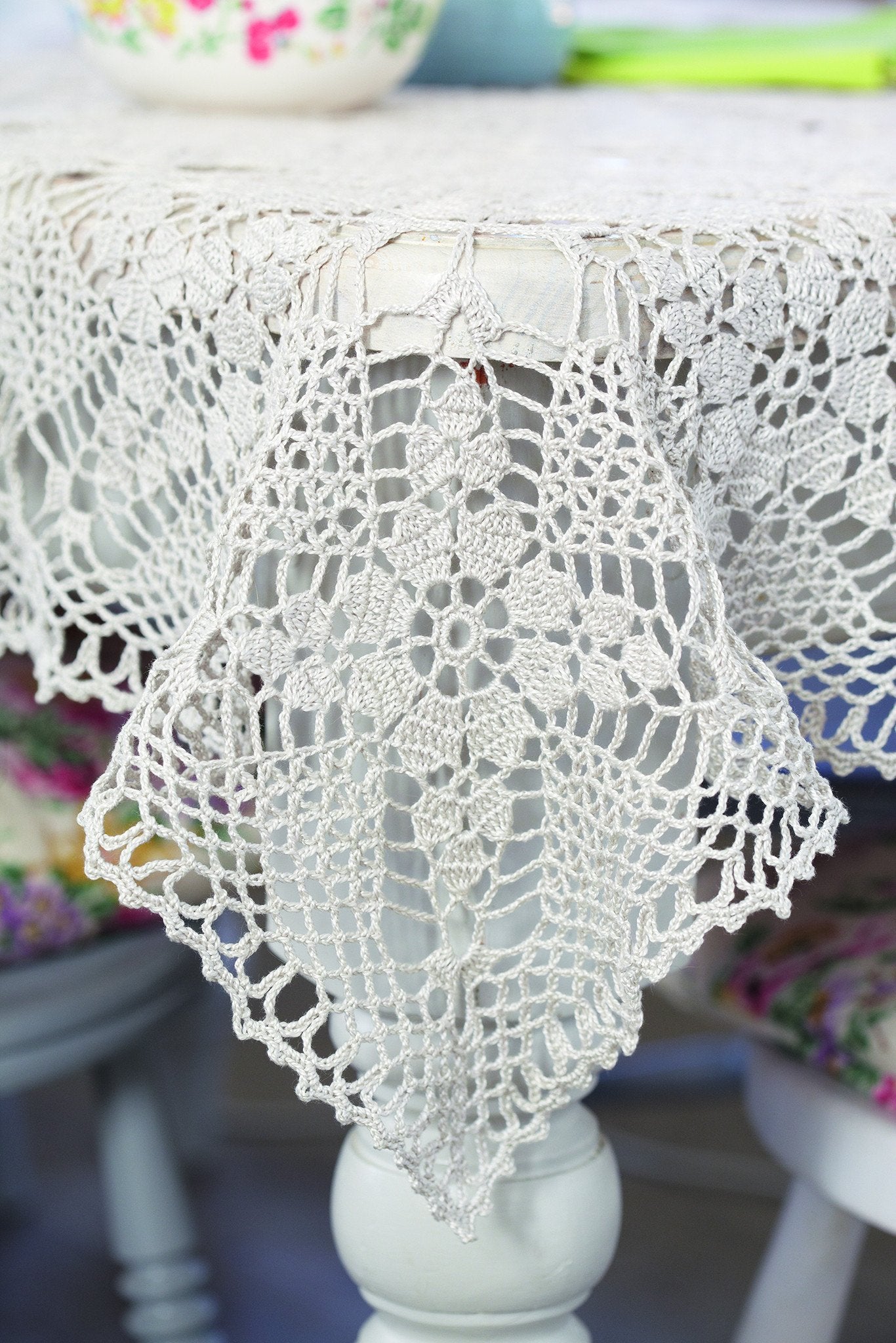 Crochet Tablecloth Patterns Free Printable New Angles Tablecloth 