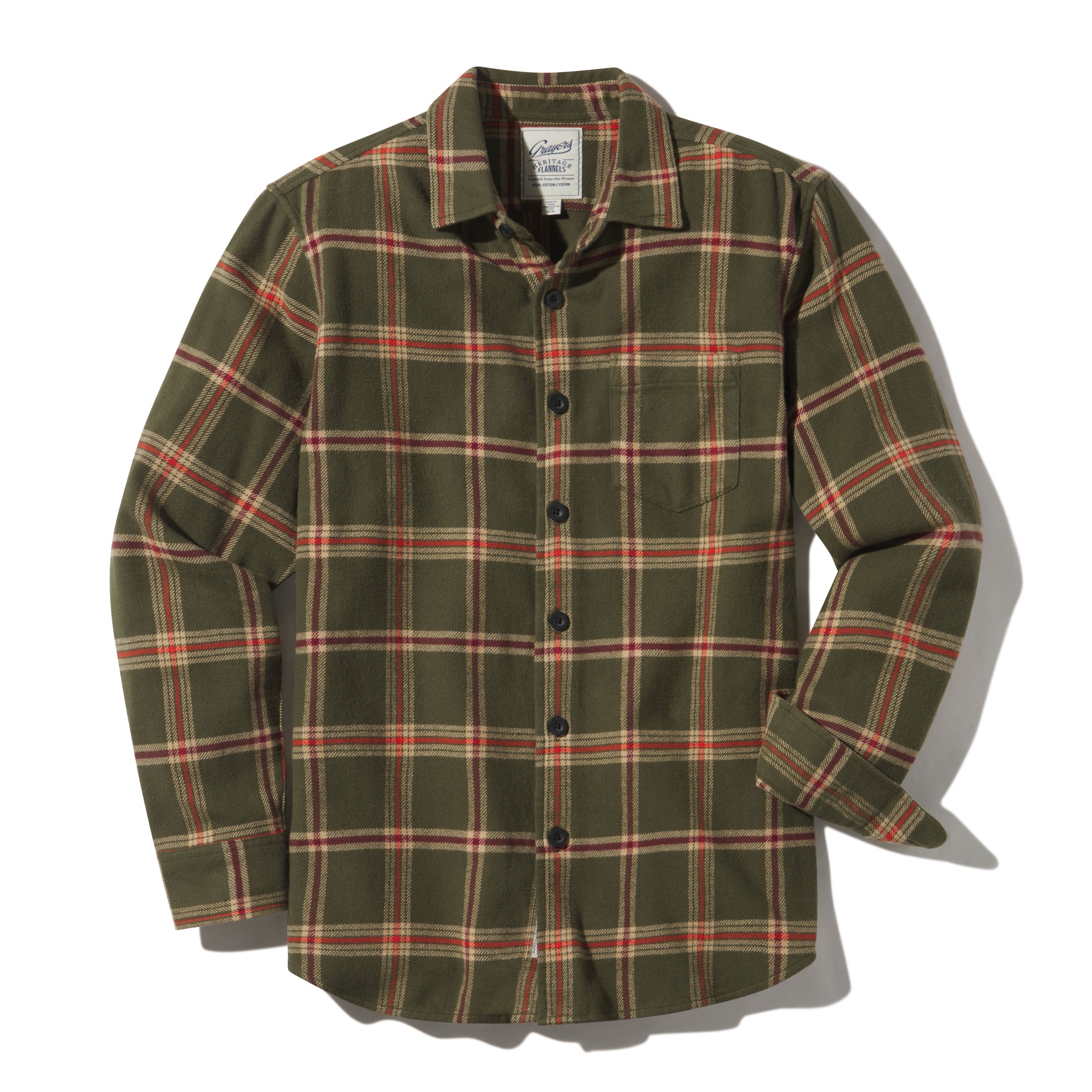 Image of Northwoods Heritage Flannel - Forest Night
