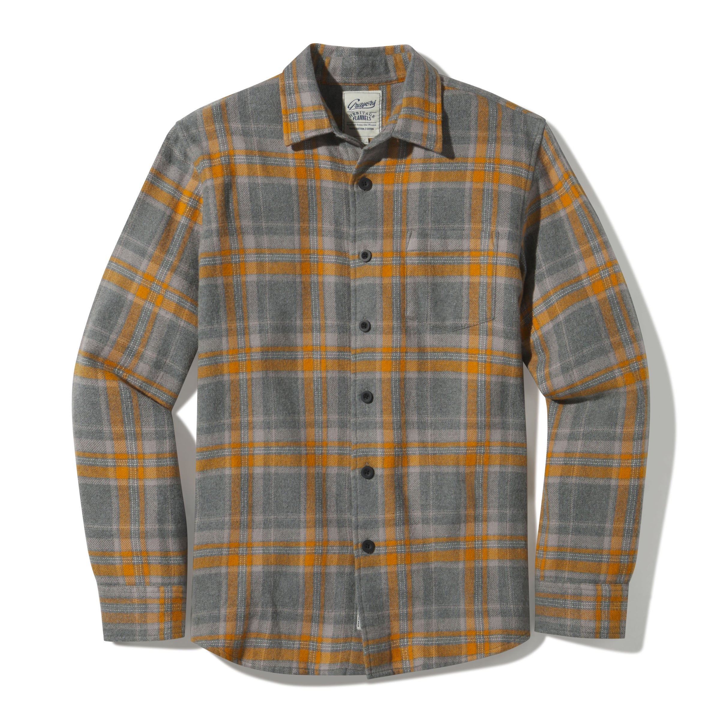 Image of Northwoods Heritage Flannel - Heather Gray Buckthorn