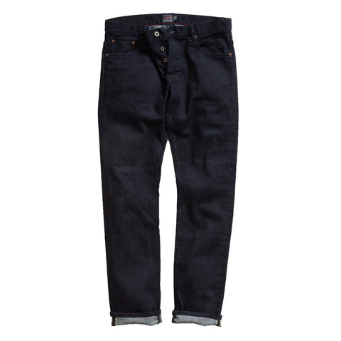 Crawford Kurabo Slim Fit Japanese Stretch Selvedge - Deep Indigo/Rinse ...