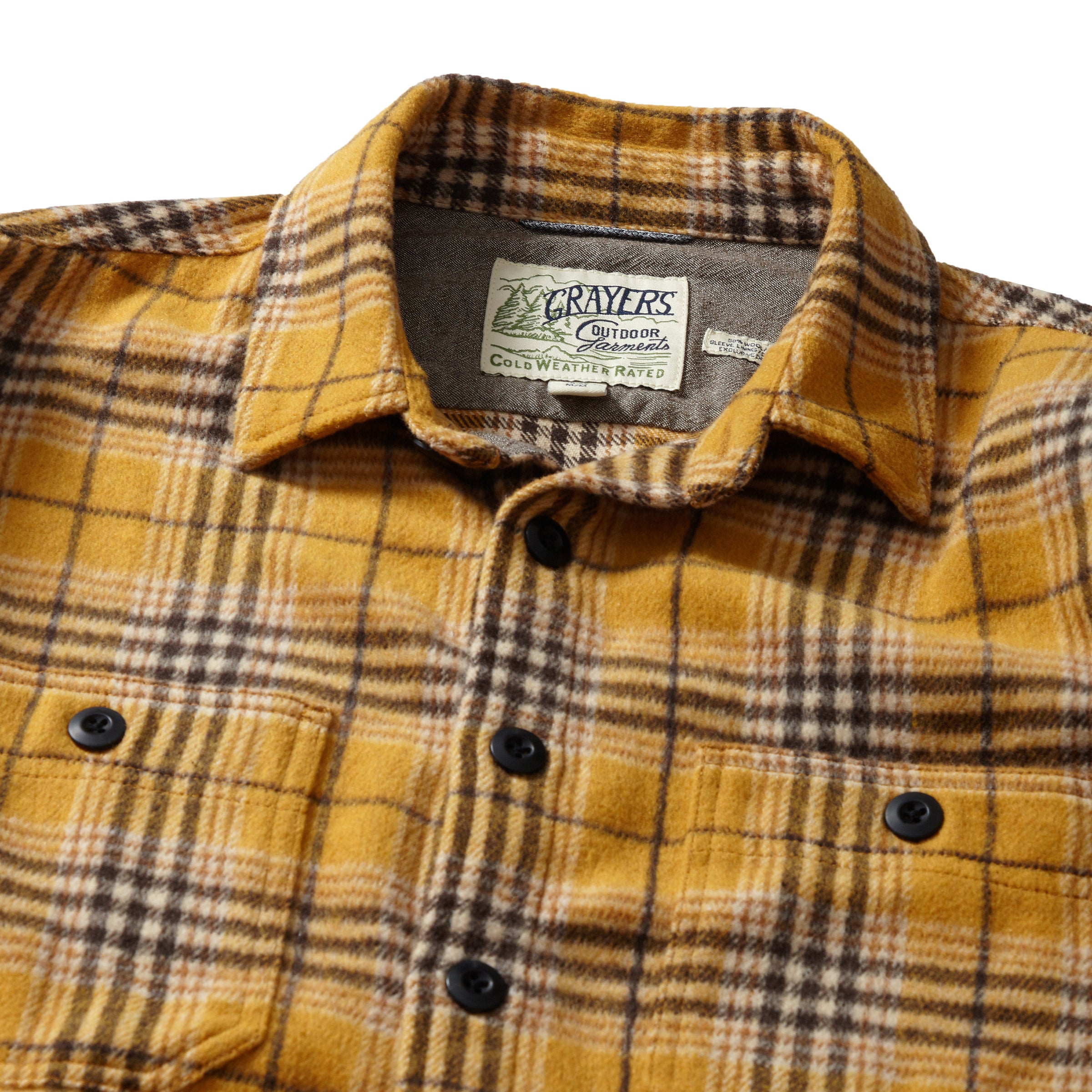 Adirondack Wool CPO Shirt Jacket - Golden Plaid