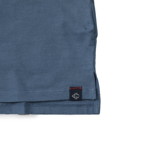 Drake Micro Stripe Lux Polo - Provincial Blue – Grayers Clothing
