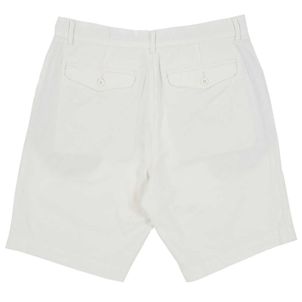 Avery Cotton Linen Stretch Shorts - White – Grayers