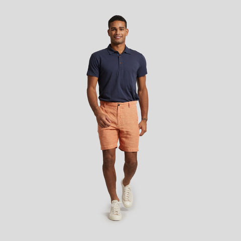 St. Tropez Linen Shorts - Apricot