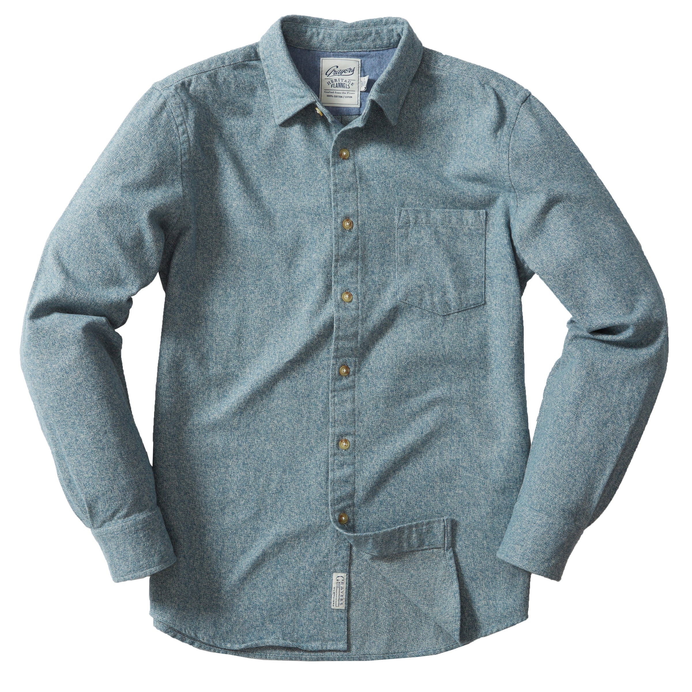 Wendover Jaspe Heritage Flannel Shirt - Tapestry