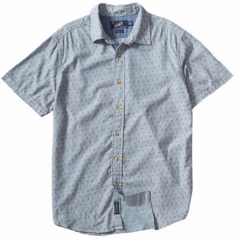 Harth Heather Poplin Shirt - Brick Charcoal – Grayers Clothing