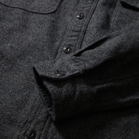 Eureka Heavyweight Shirt Jacket - Charcoal Marl