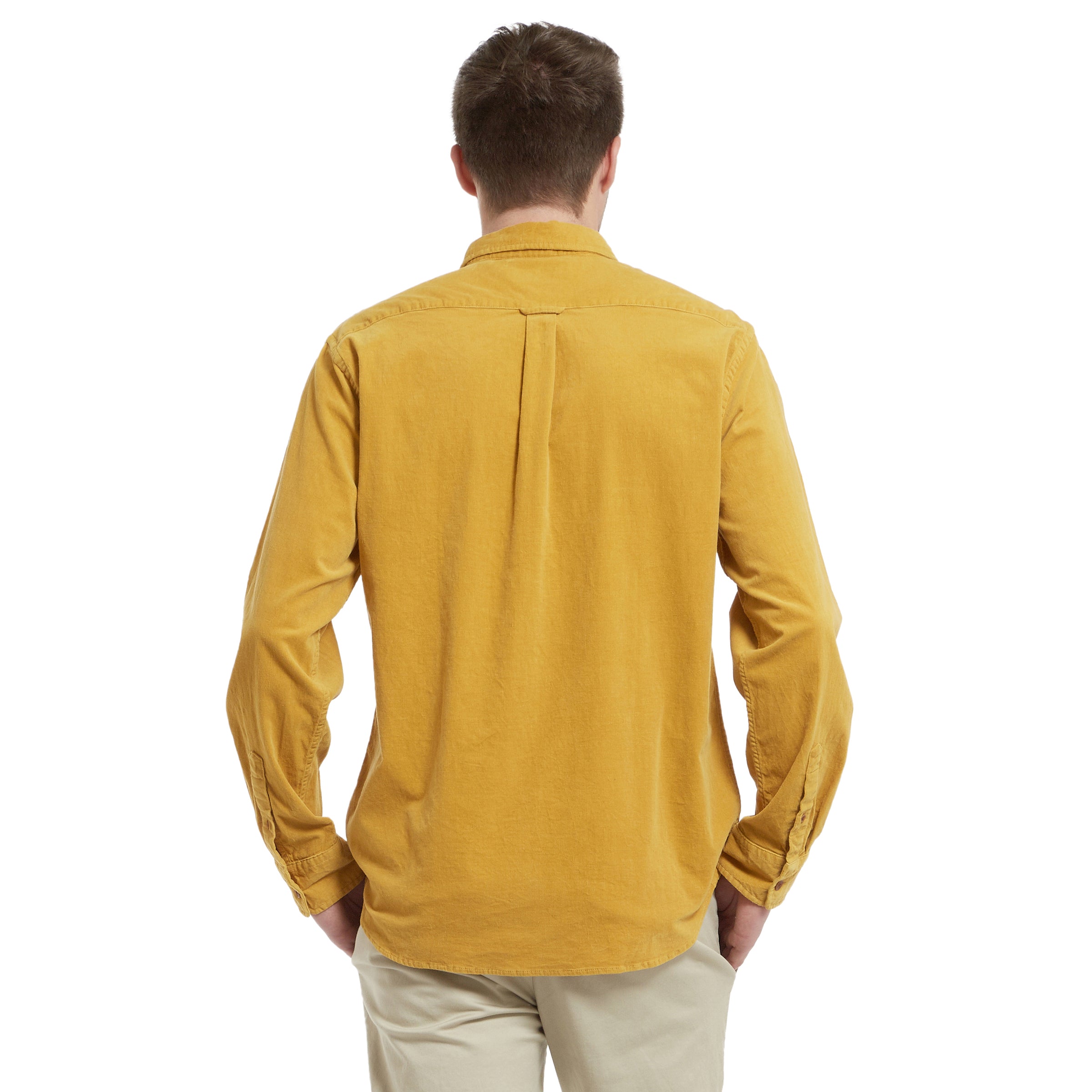 Sutherland Stretch Corduroy Shirt - Mustard