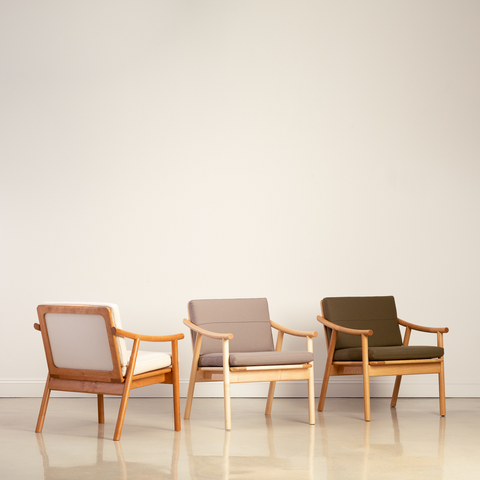 Three Nautilus Lounge Chairs from Chilton Furniture 
