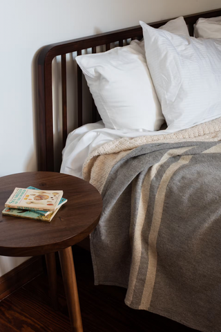 Chilton Furniture's Dune Bed and Mysa Nightstand