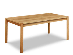 Harbor Dining Table in solid white oak from Chilton Furniture