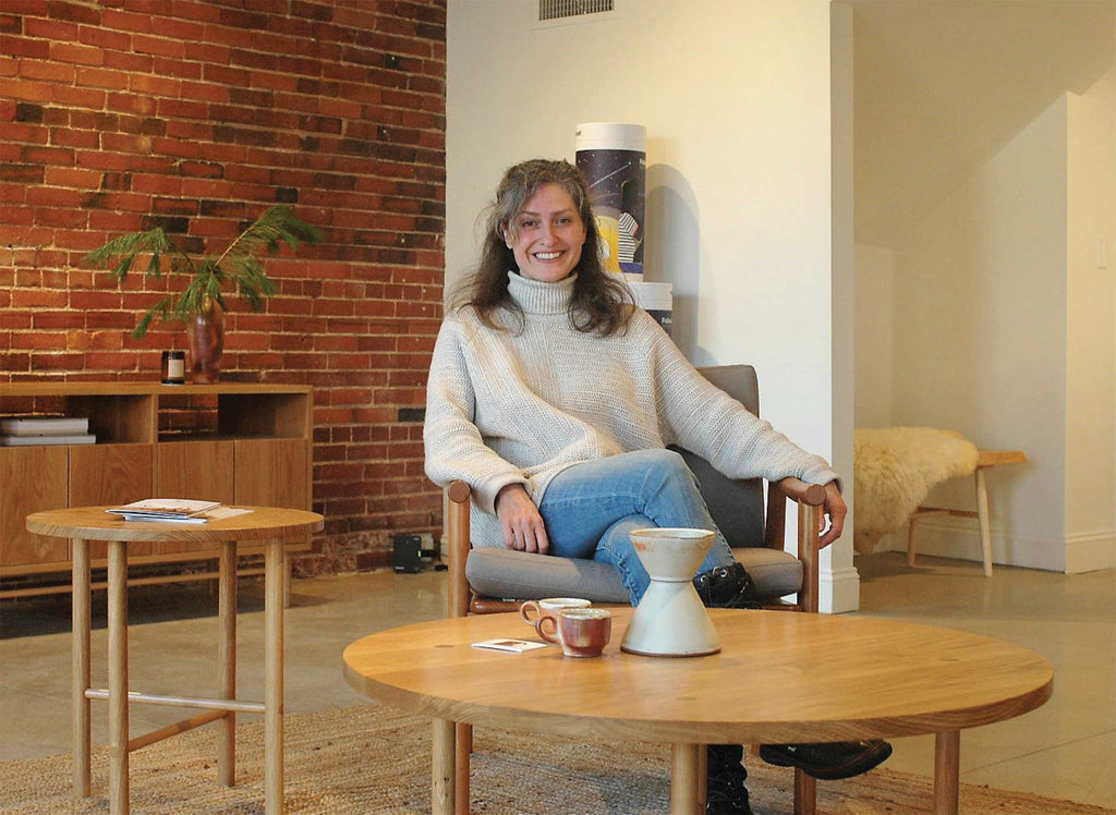 Jen Levin of Chilton Furniture - photo by Liz Gotthelf