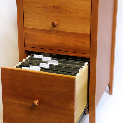 Shaker Furniture of Maine » SMALL CHERRY WRITING DESK