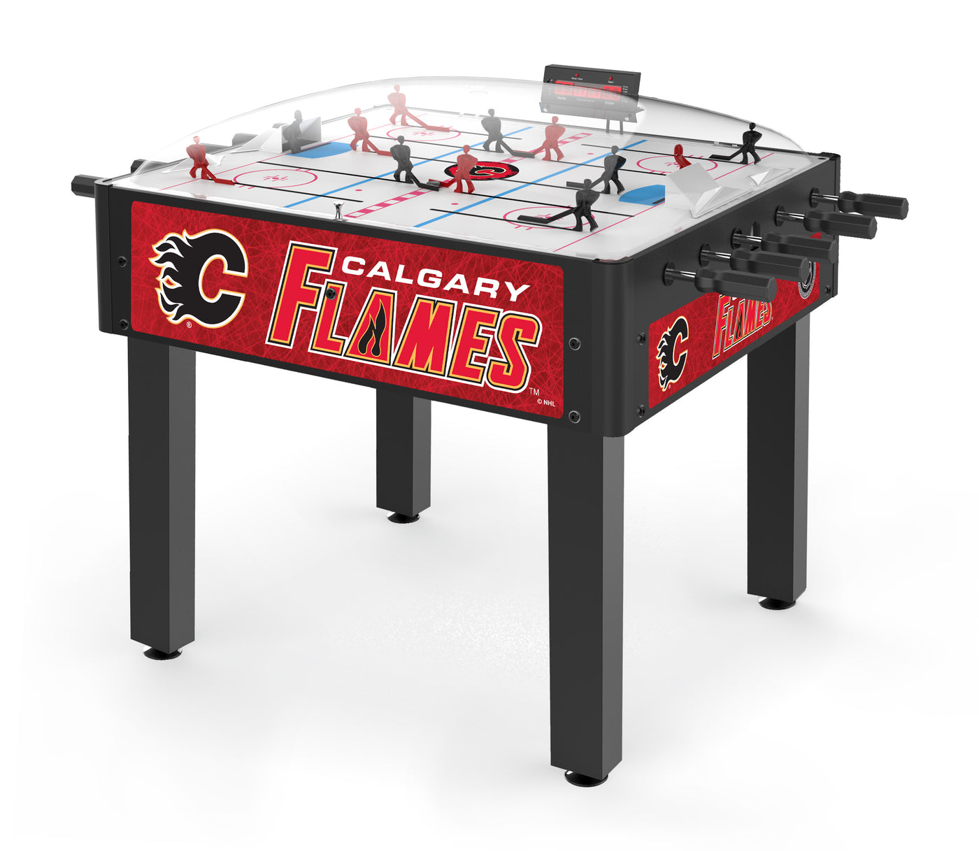 Calgary Flames Nhl Dome Hockey Table Etabletennis