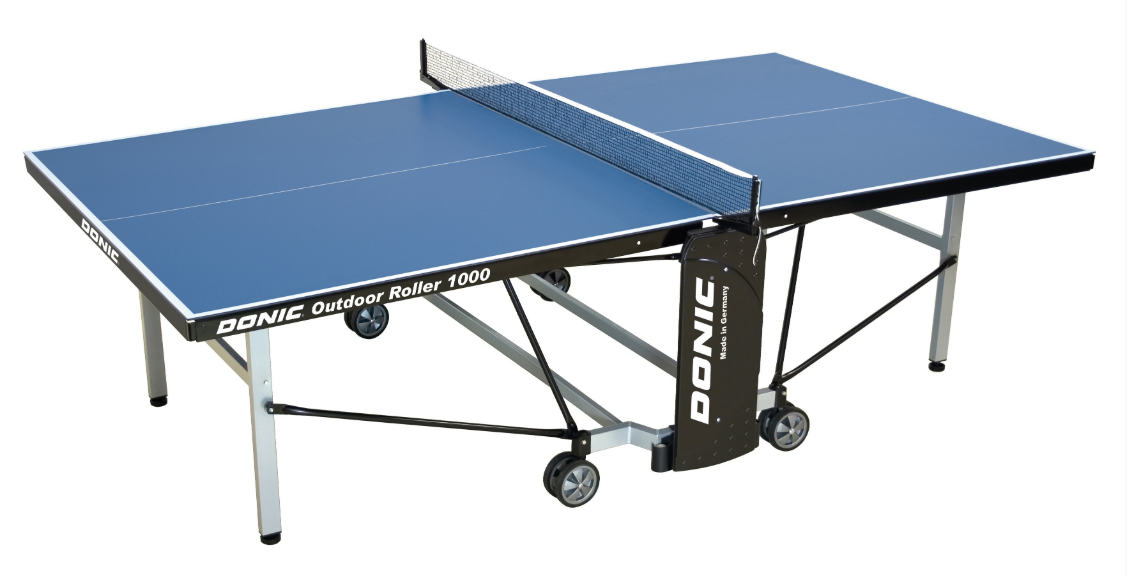Теннисный стол donic outdoor roller 1000 серый
