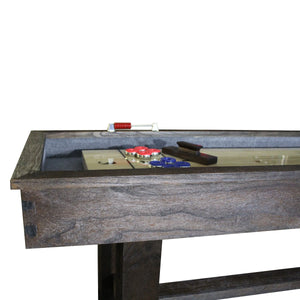 Reno Rustic 12 Foot Shuffleboard Table