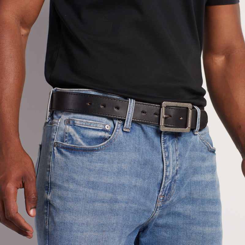 Reversible Rugged USA Made Belt for dress, work, or carry use - Hanks Belts