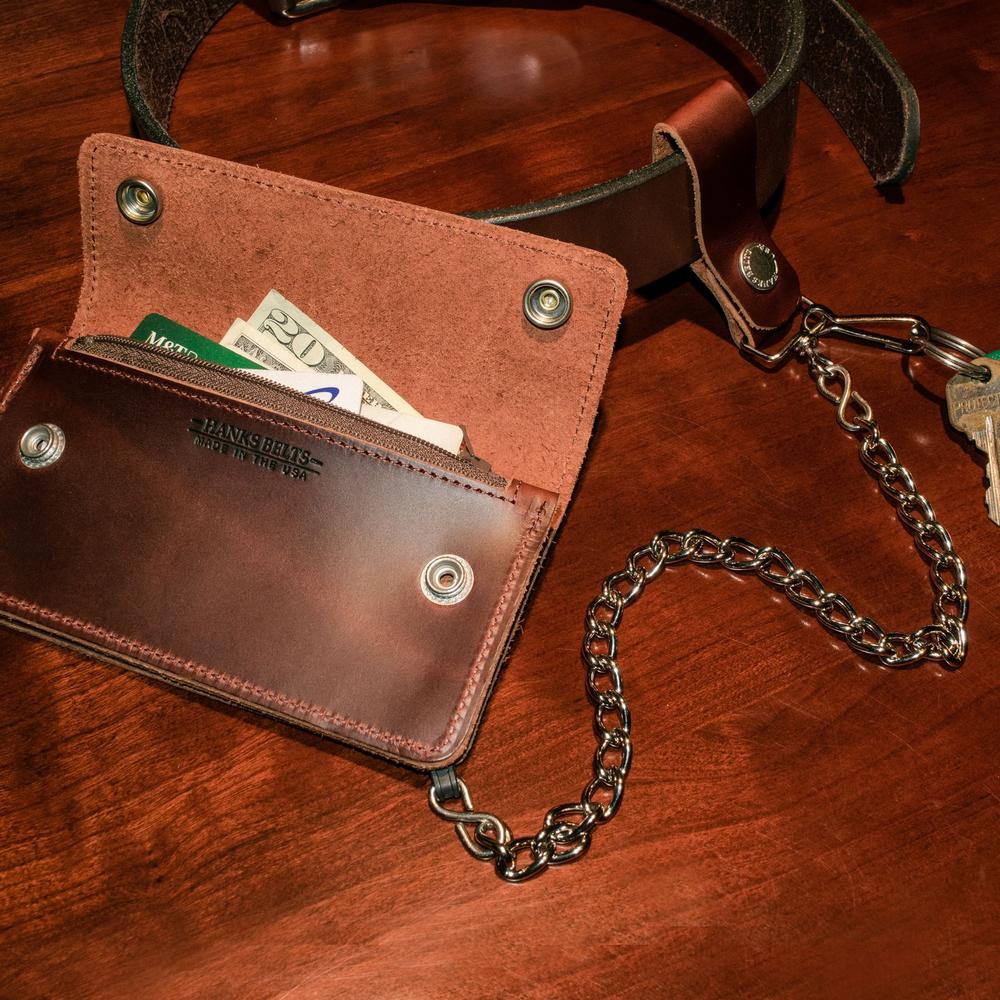 Hanks Belts USA Made Biker Chain Wallets