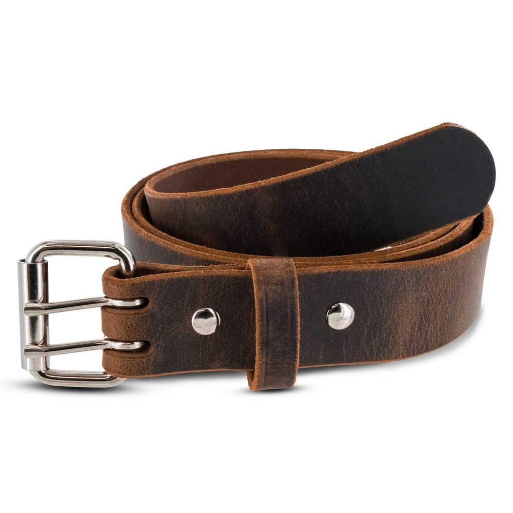 Heavy Duty Work Belt - Mens Leather Belt - USA Made - Free