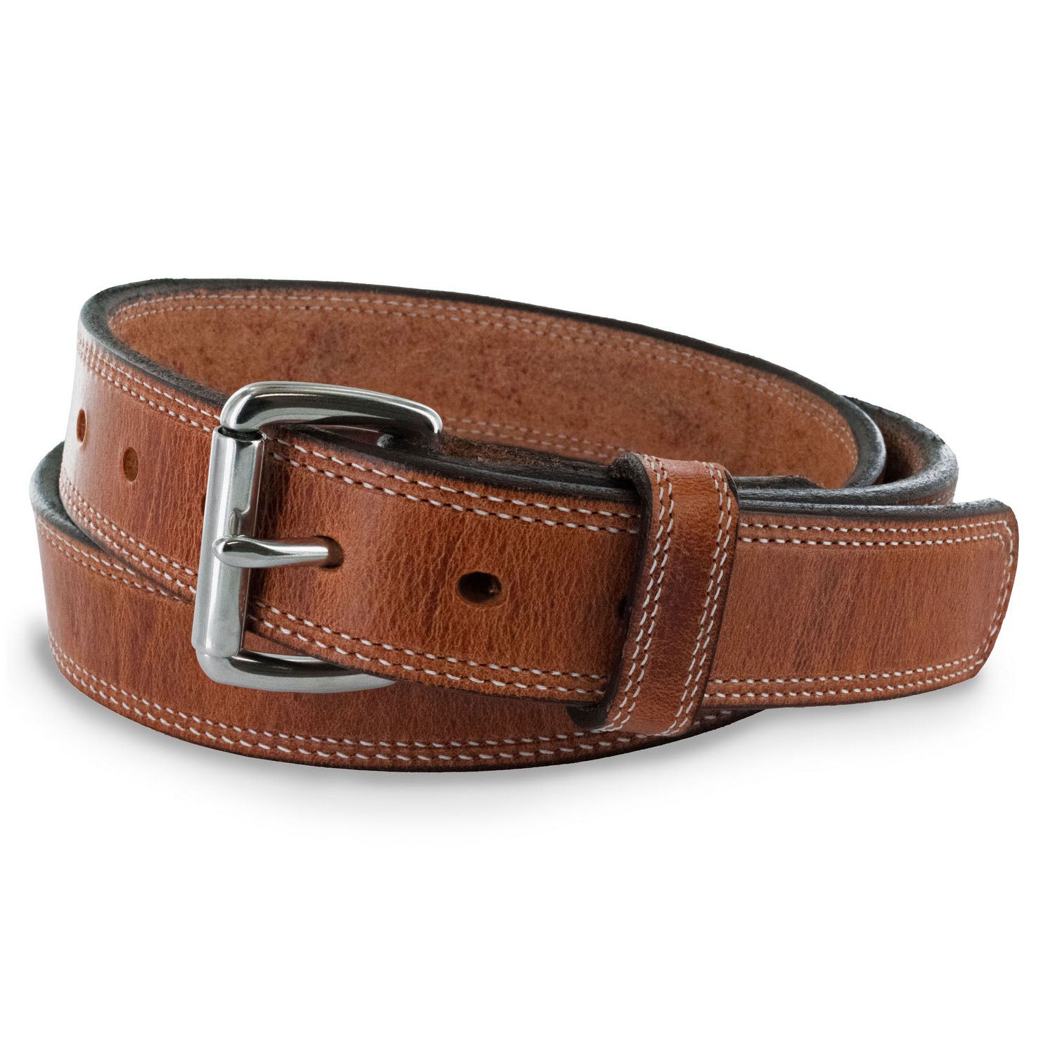 Leather Gun Belt - Harness Leather - Free Shipping