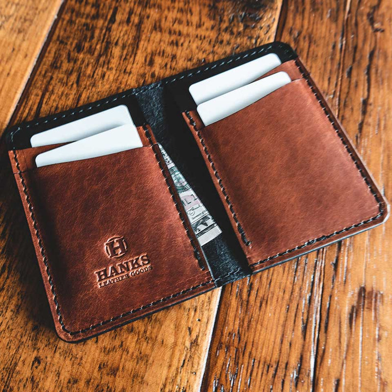 Men's Leather Front Pocket Wallets - Made in the USA - Free Shipping ...