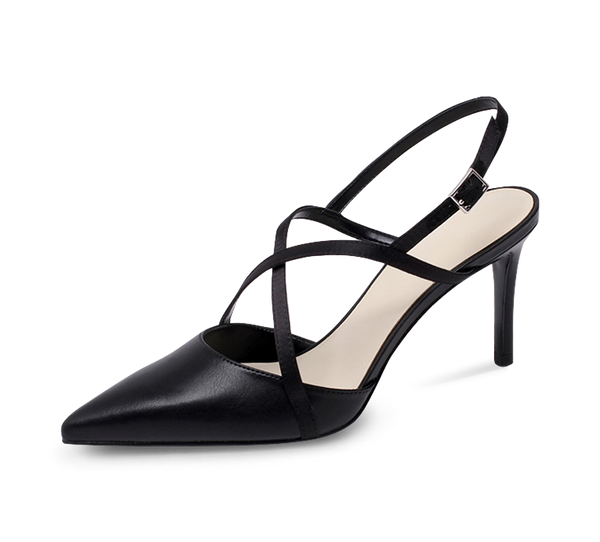 Two Tone High Heel Slingbacks - Kaitlyn Pan Shoes