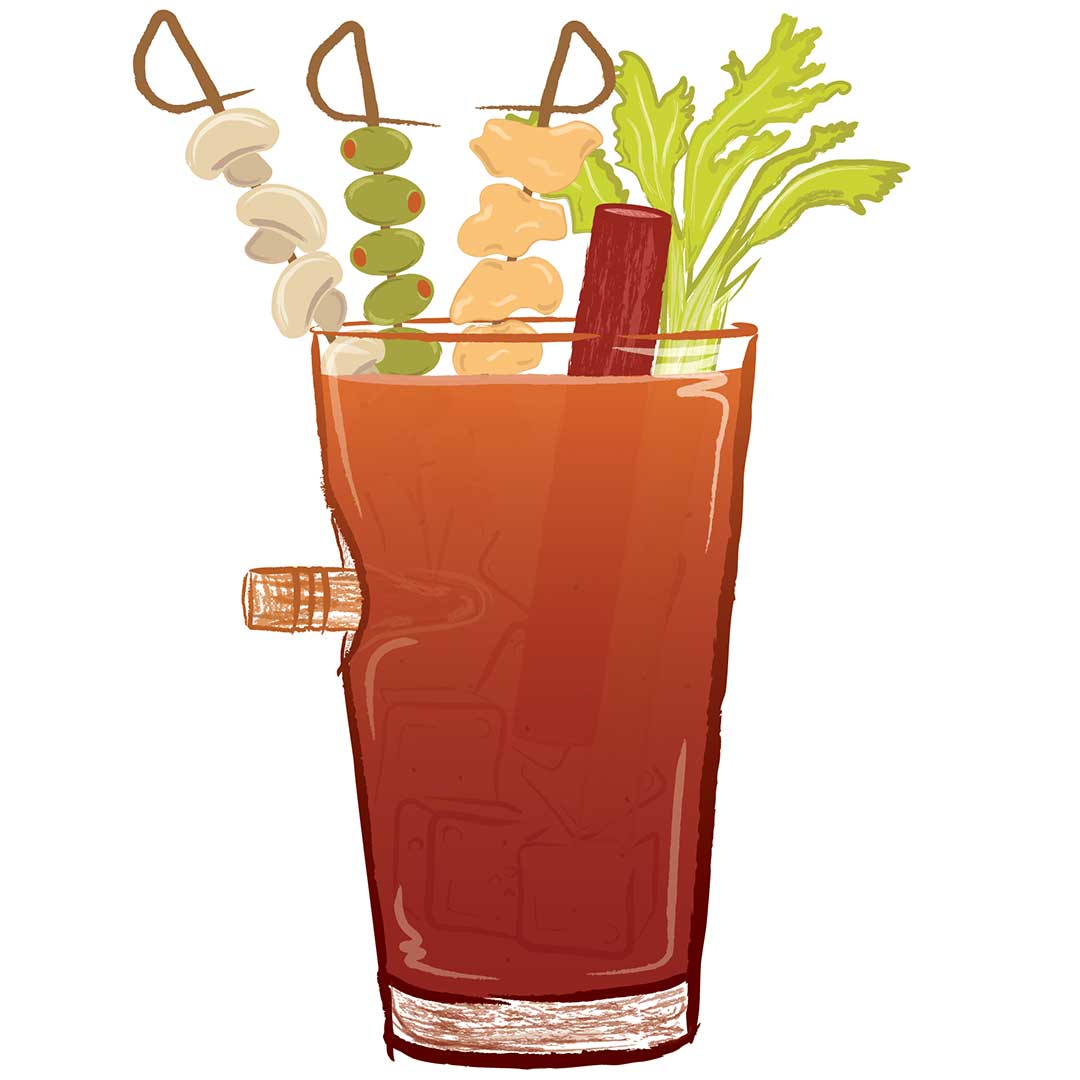 Bloody Mary Glass