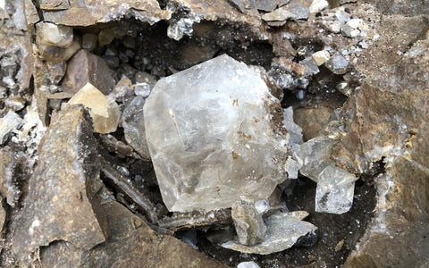 Herkimer Diamond Drusy Pocket