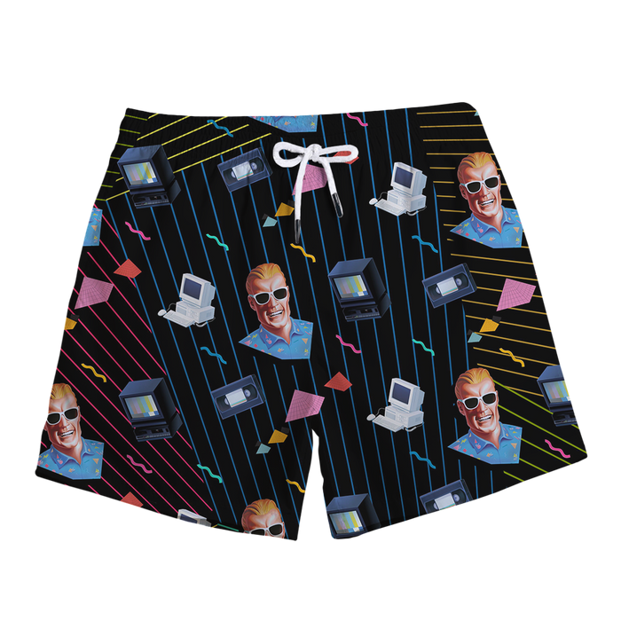 Max Headroom Swim Trunks