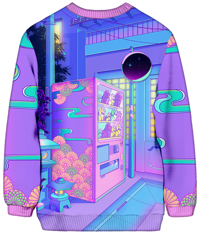 Vaporwave & Aesthetic Clothing | Gashapon Sweatshirt – Vapor95