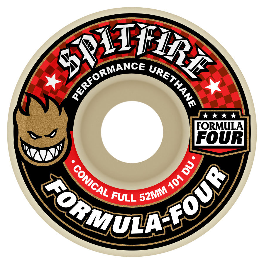 SPITFIRE WHEELS FORMULA FOUR 99A CONICAL FULL (52MM/53MM/54MM/56MM 